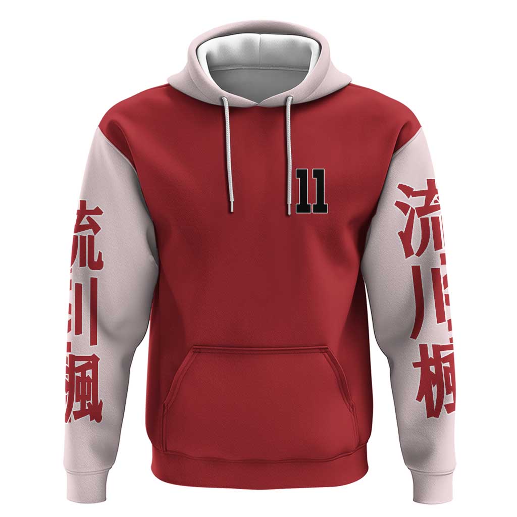 Kaede Rukawa Slam Dunk Hoodie Japan Anime Style - The Mazicc