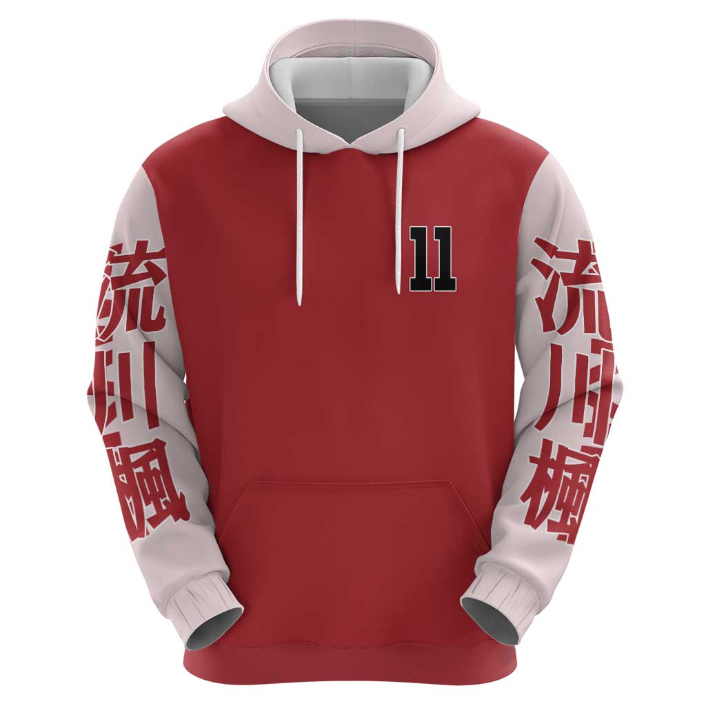 Kaede Rukawa Slam Dunk Hoodie Japan Anime Style - The Mazicc