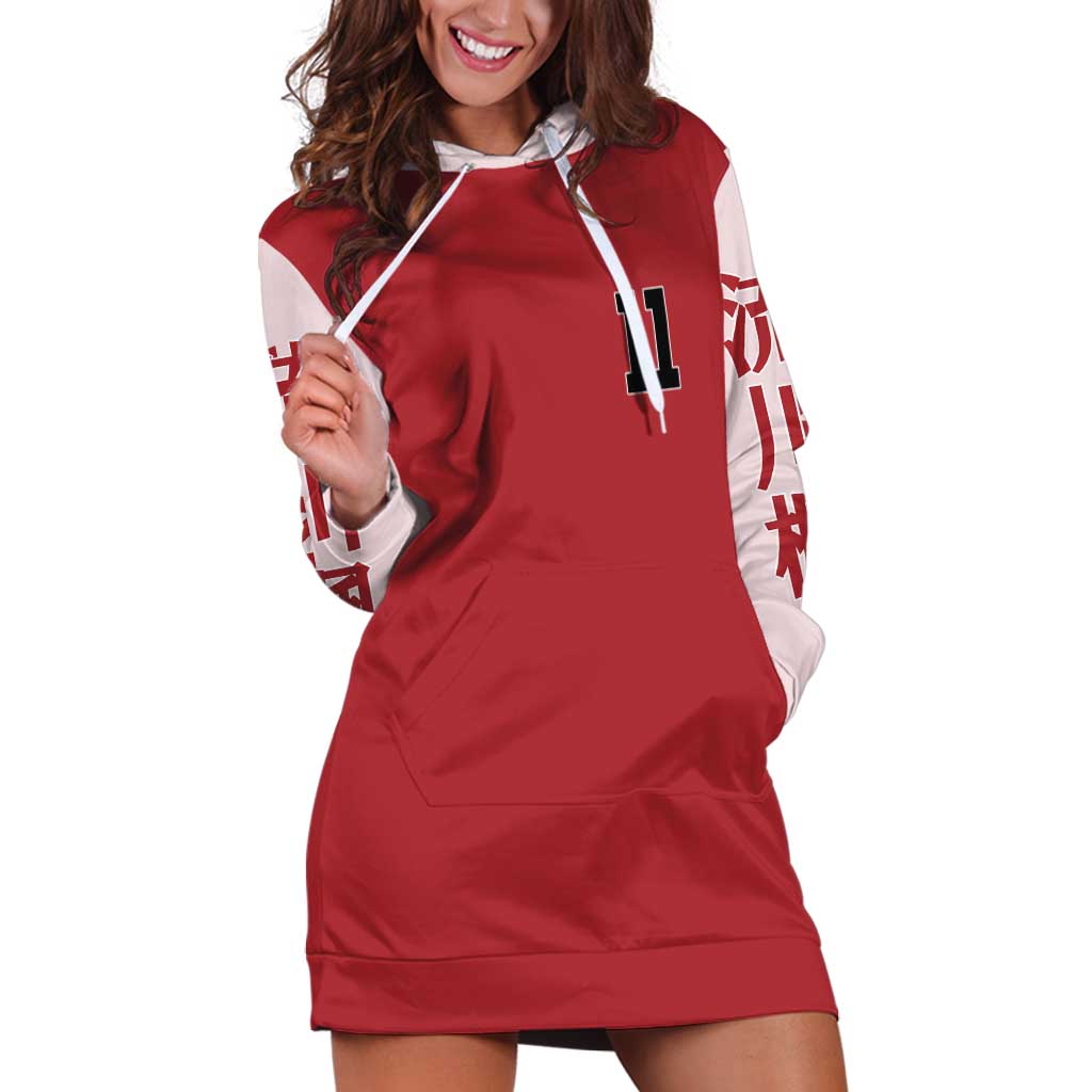 Kaede Rukawa Slam Dunk Hoodie Dress Japan Anime Style - The Mazicc