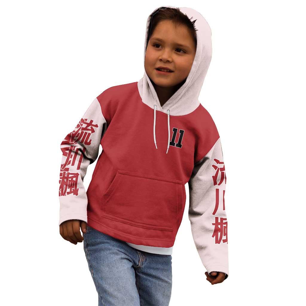 Kaede Rukawa Slam Dunk Kid Hoodie Japan Anime Style - The Mazicc