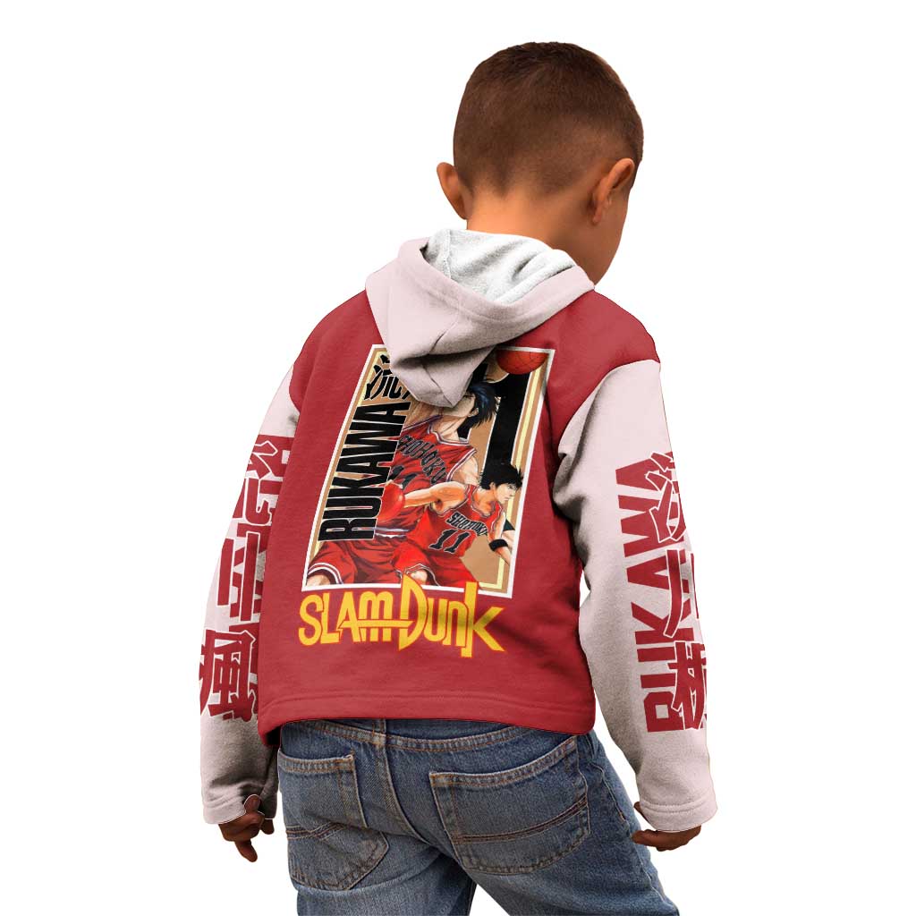 Kaede Rukawa Slam Dunk Kid Hoodie Japan Anime Style - The Mazicc
