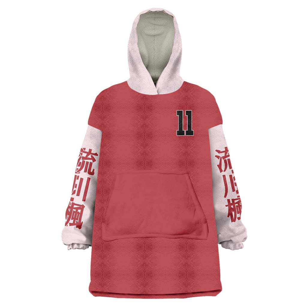 Kaede Rukawa Slam Dunk Wearable Blanket Hoodie Japan Anime Style - The Mazicc