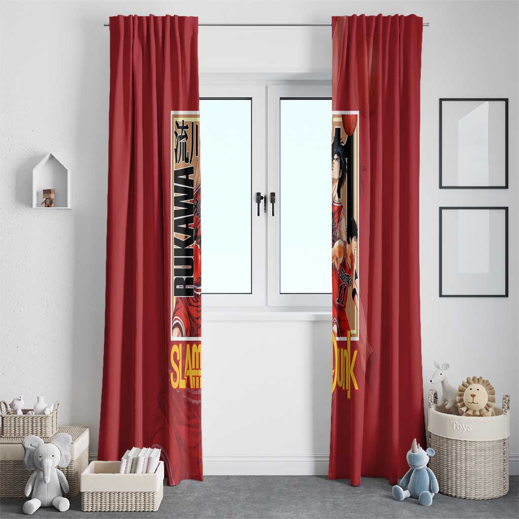 Kaede Rukawa Slam Dunk Window Curtain Japan Anime Style - The Mazicc