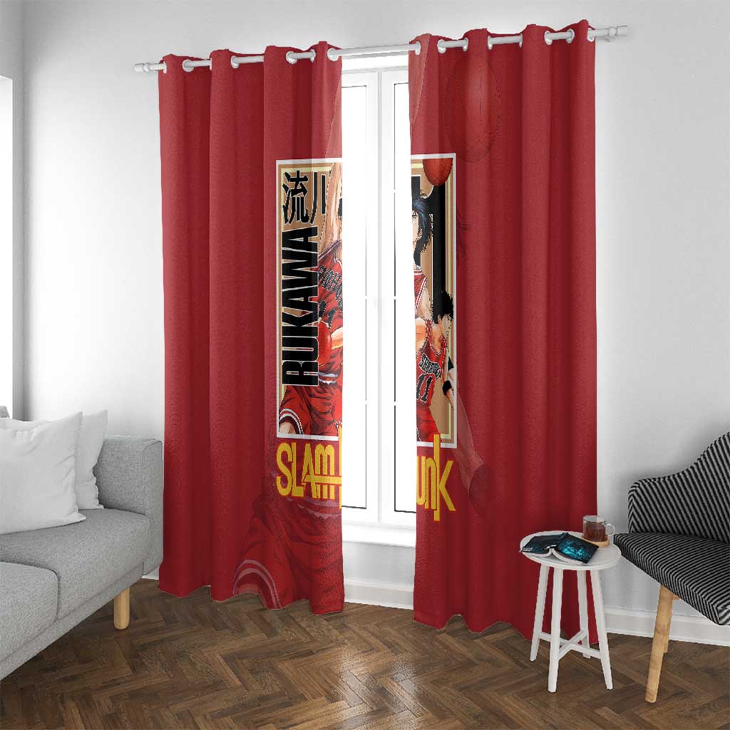 Kaede Rukawa Slam Dunk Window Curtain Japan Anime Style - The Mazicc