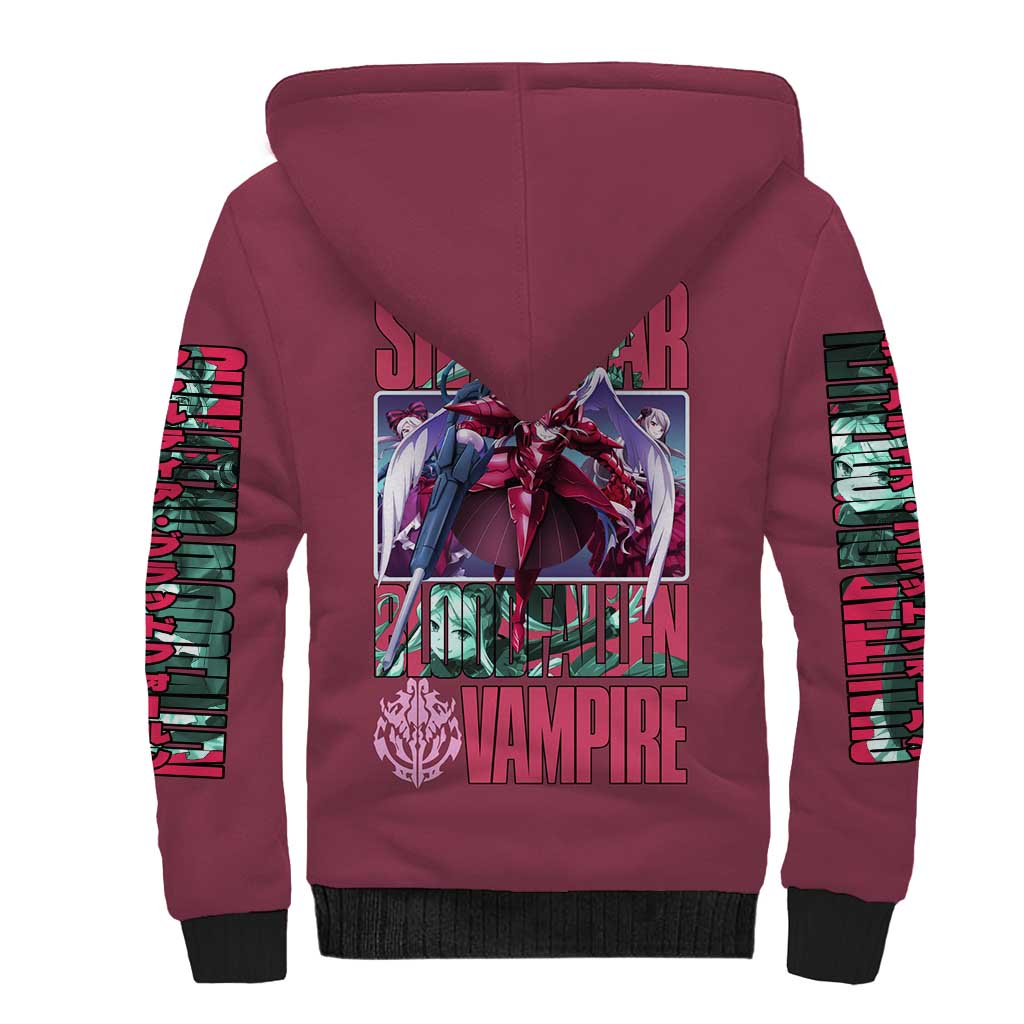 Shalltear Bloodfallen Overlord Sherpa Hoodie Japan Anime Style - The Mazicc