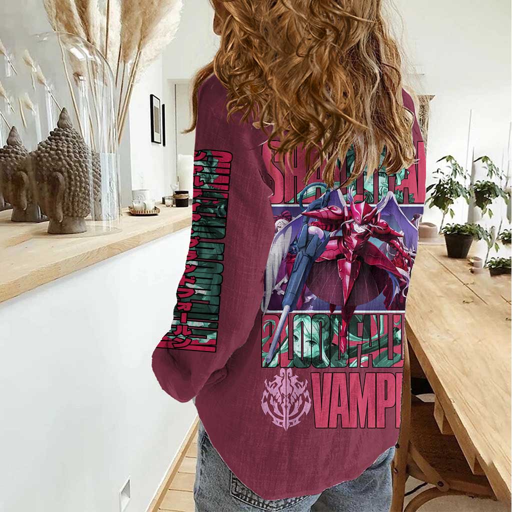 Shalltear Bloodfallen Overlord Women Casual Shirt Japan Anime Style - The Mazicc
