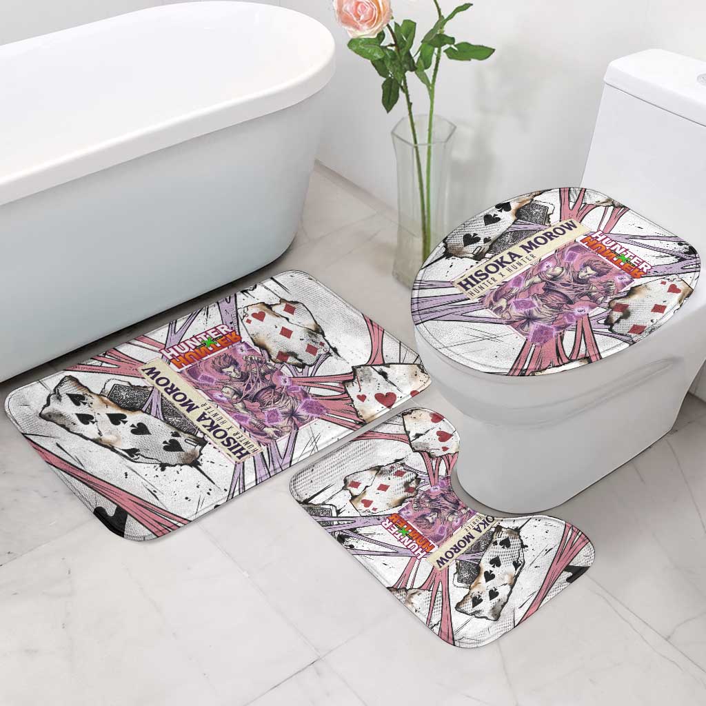 Hisoka Morow Playing Card Theme Bathroom Set with Magic Aura and Artistic Anime Illustration - The Mazicc