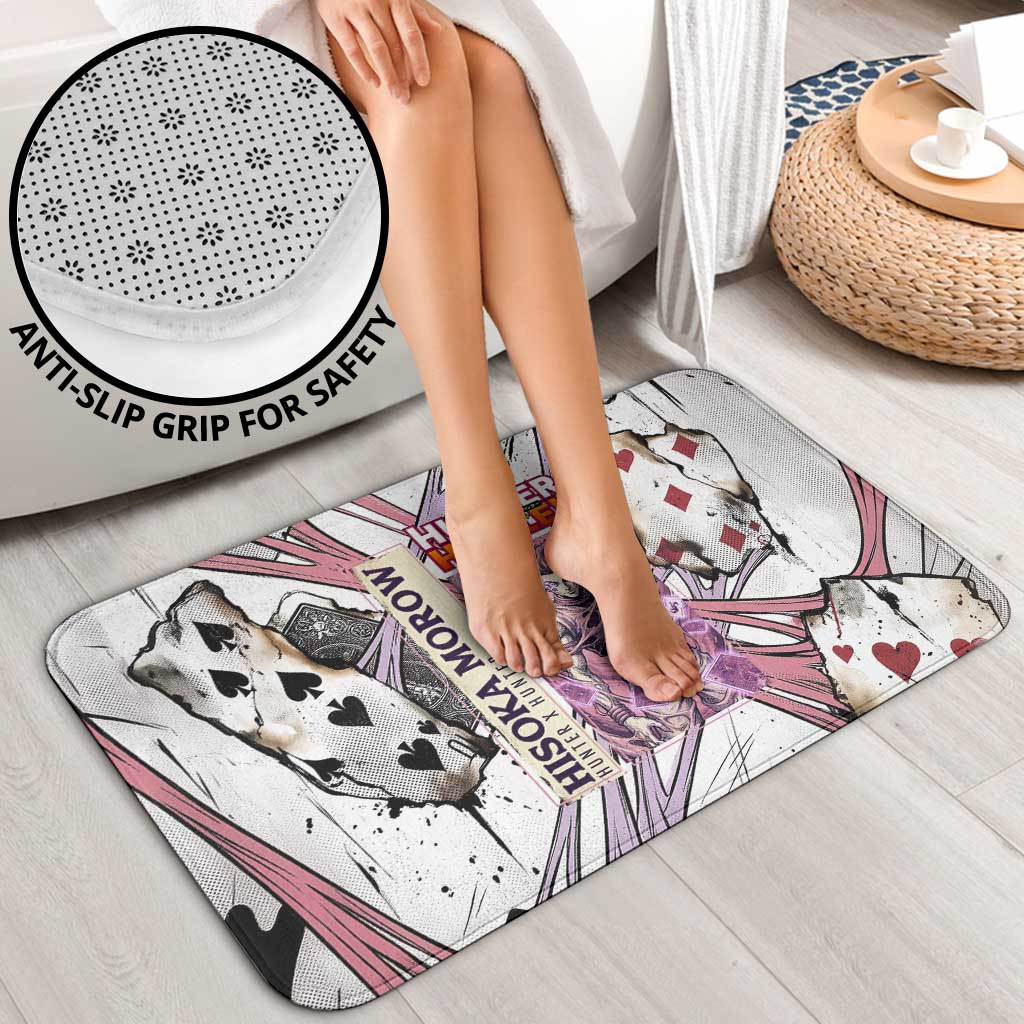 Hisoka Morow Playing Card Theme Bathroom Set with Magic Aura and Artistic Anime Illustration - The Mazicc