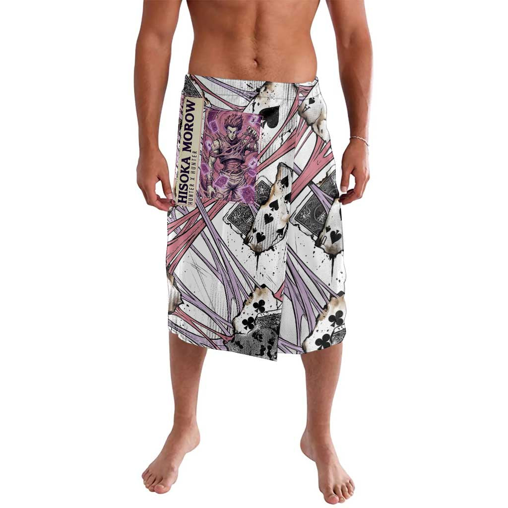 Hisoka Morow Playing Card Theme Lavalava with Magic Aura and Artistic Anime Illustration - The Mazicc