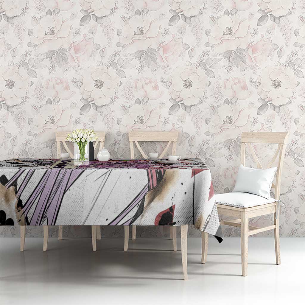 Hisoka Morow Playing Card Theme Tablecloth with Magic Aura and Artistic Anime Illustration - The Mazicc