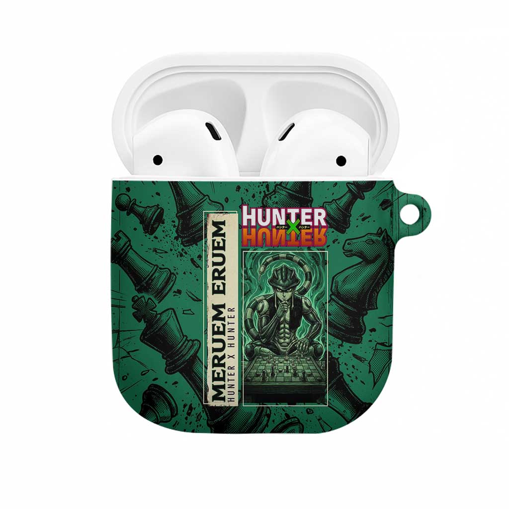 Meruem Chess Theme AirPods Case with Dark Aura and Strategic Anime Artwork Design - The Mazicc