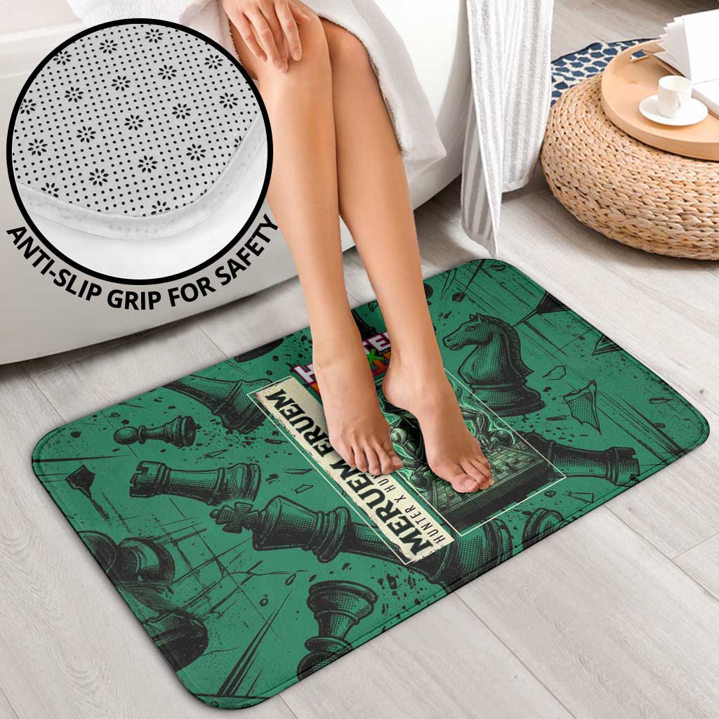 Meruem Chess Theme Bathroom Set with Dark Aura and Strategic Anime Artwork Design - The Mazicc