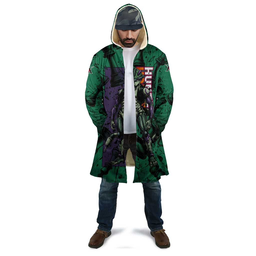 Meruem Chess Theme Cloak with Dark Aura and Strategic Anime Artwork Design - The Mazicc