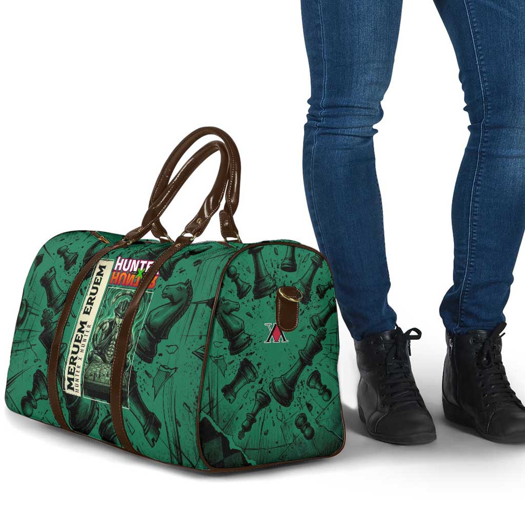 Meruem Chess Theme Travel Bag with Dark Aura and Strategic Anime Artwork Design - The Mazicc