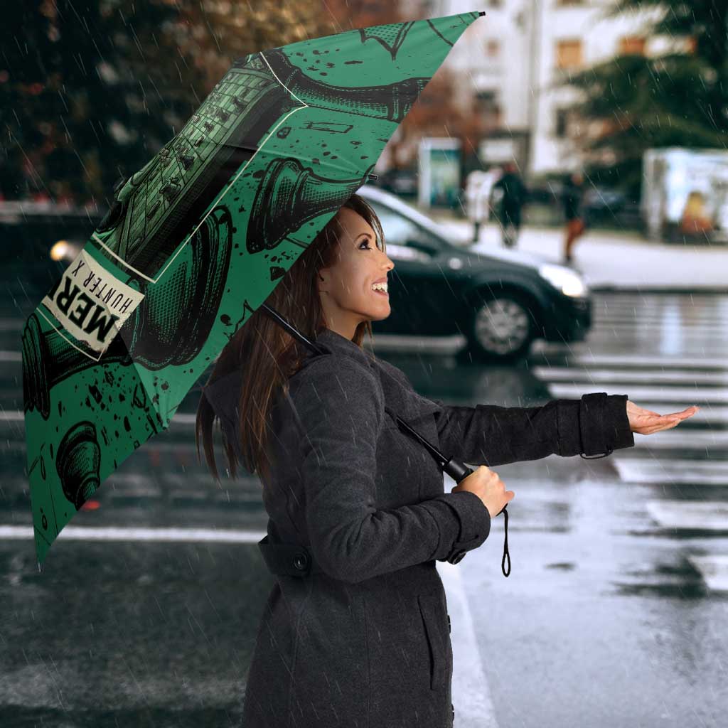 Meruem Chess Theme Umbrella with Dark Aura and Strategic Anime Artwork Design - The Mazicc