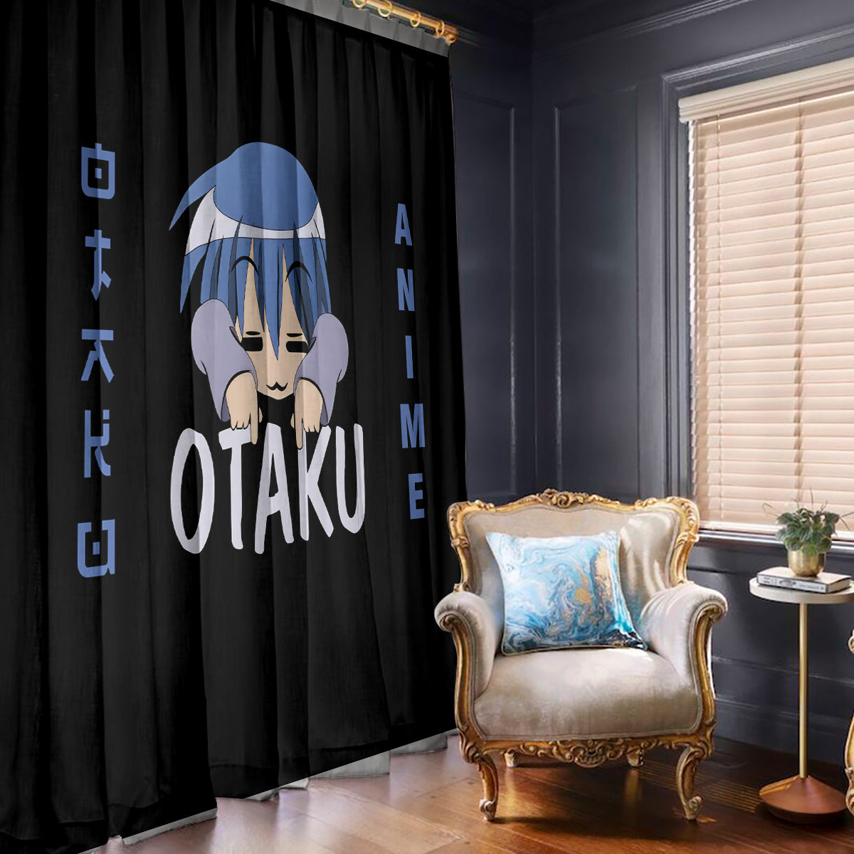 I'm An Otaku Window Curtain
