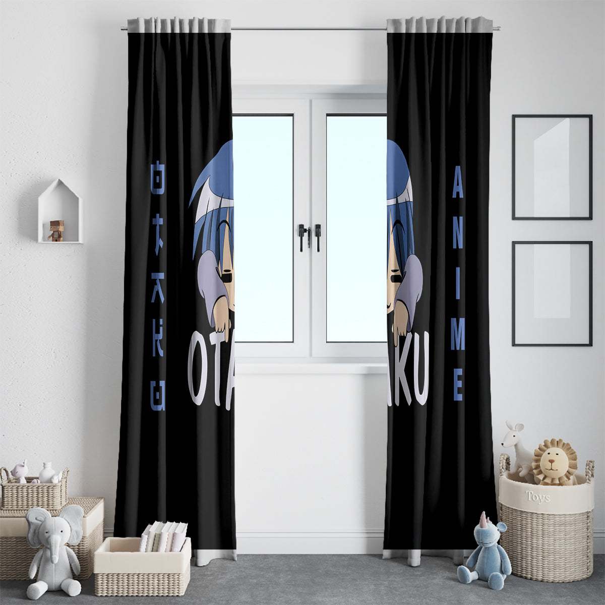 I'm An Otaku Window Curtain