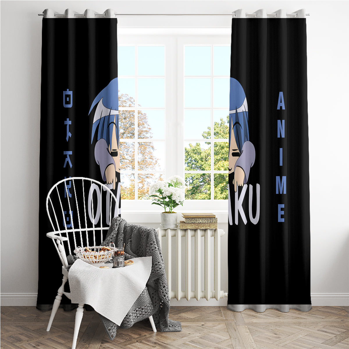 I'm An Otaku Window Curtain