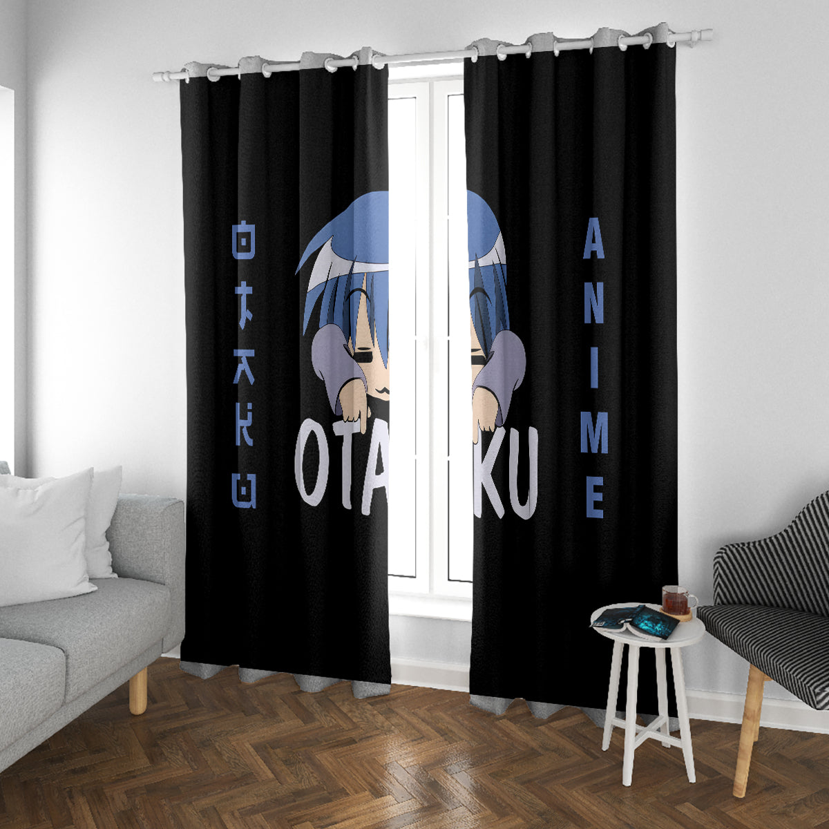 I'm An Otaku Window Curtain