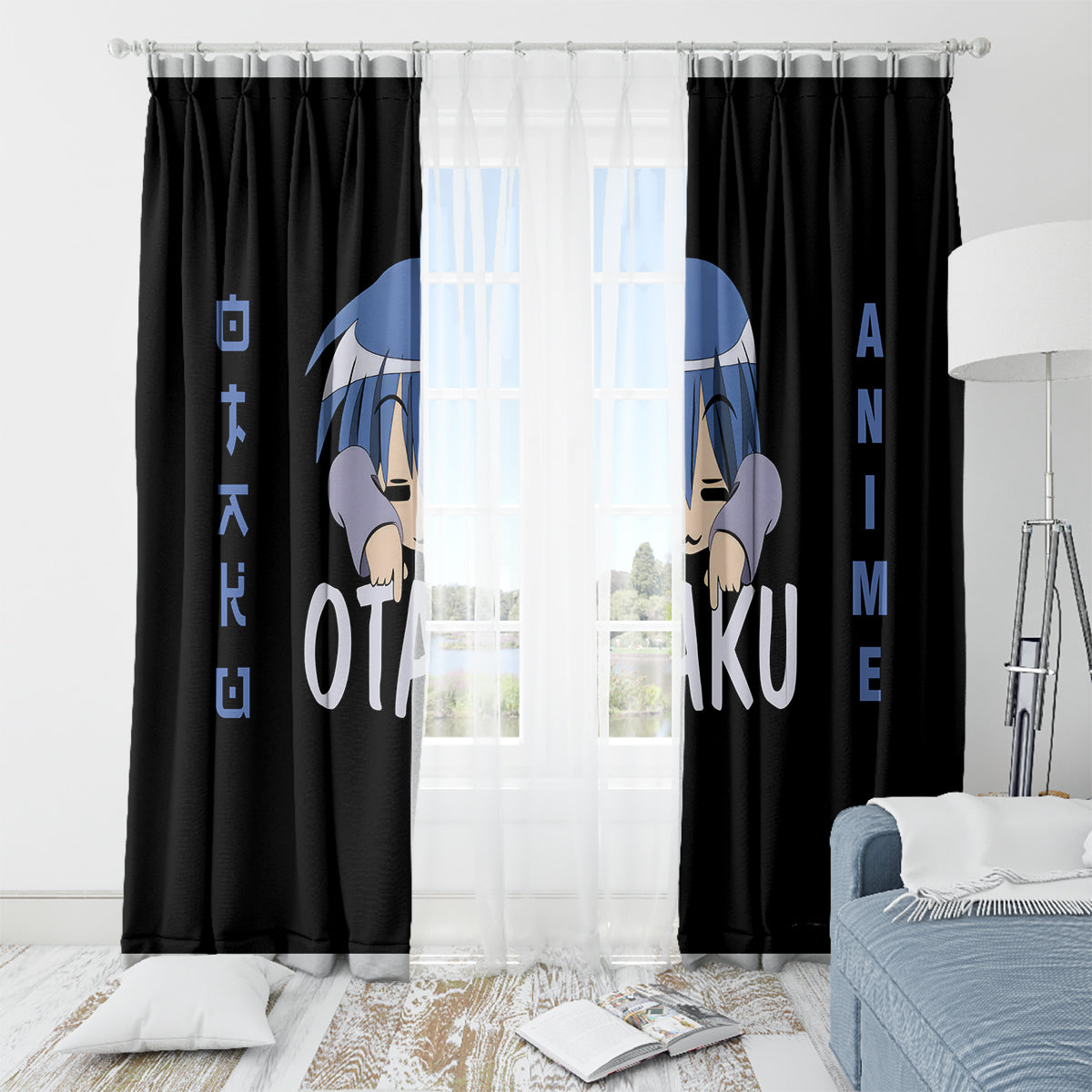 I'm An Otaku Window Curtain