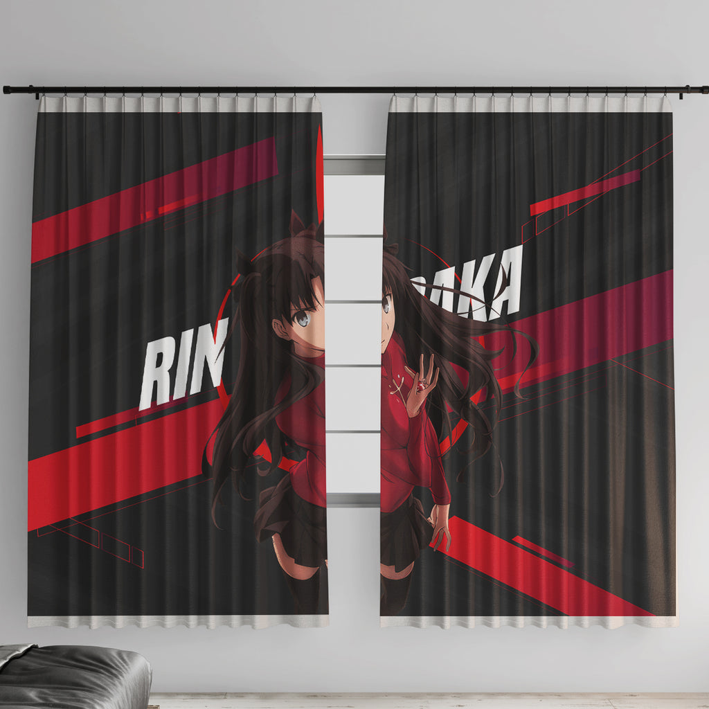 Rin Tohsaka Window Curtain