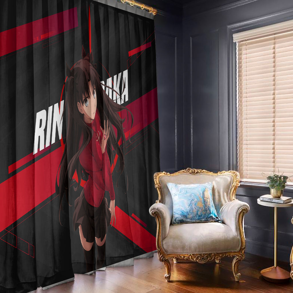 Rin Tohsaka Window Curtain