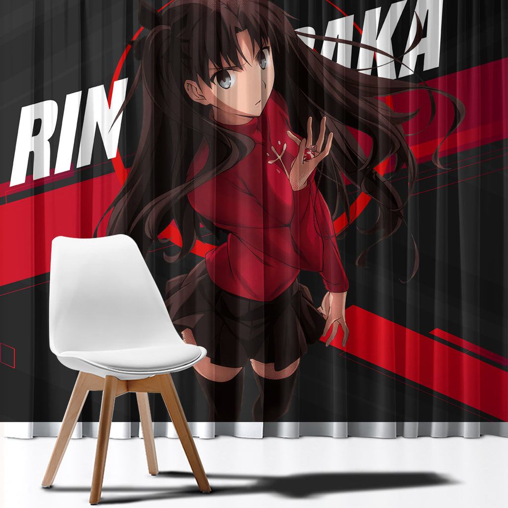 Rin Tohsaka Window Curtain