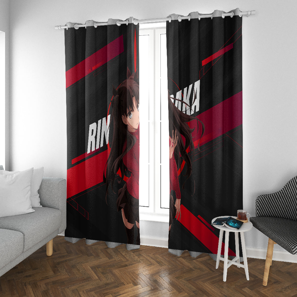 Rin Tohsaka Window Curtain