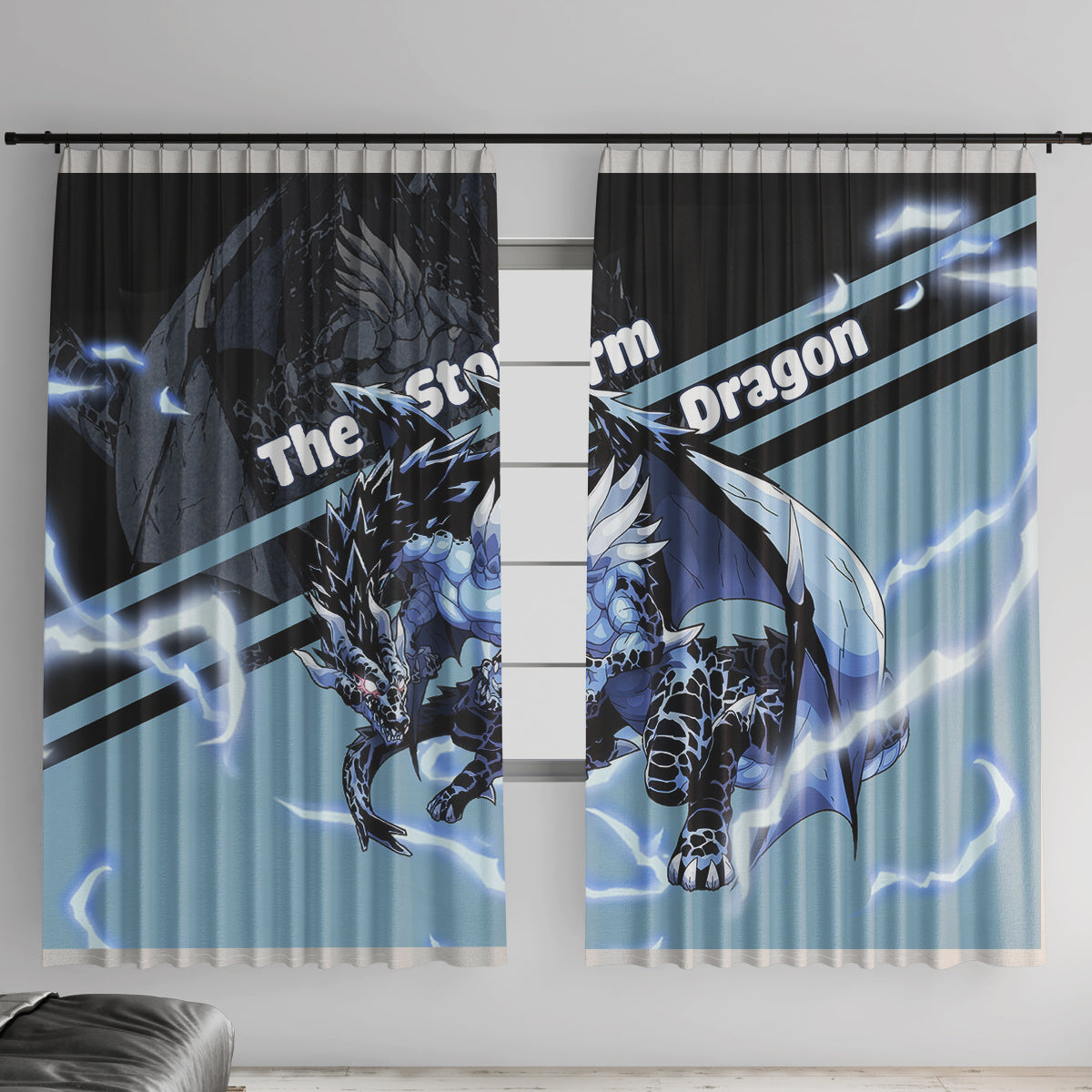 Veldora Storm Dragon Window Curtain
