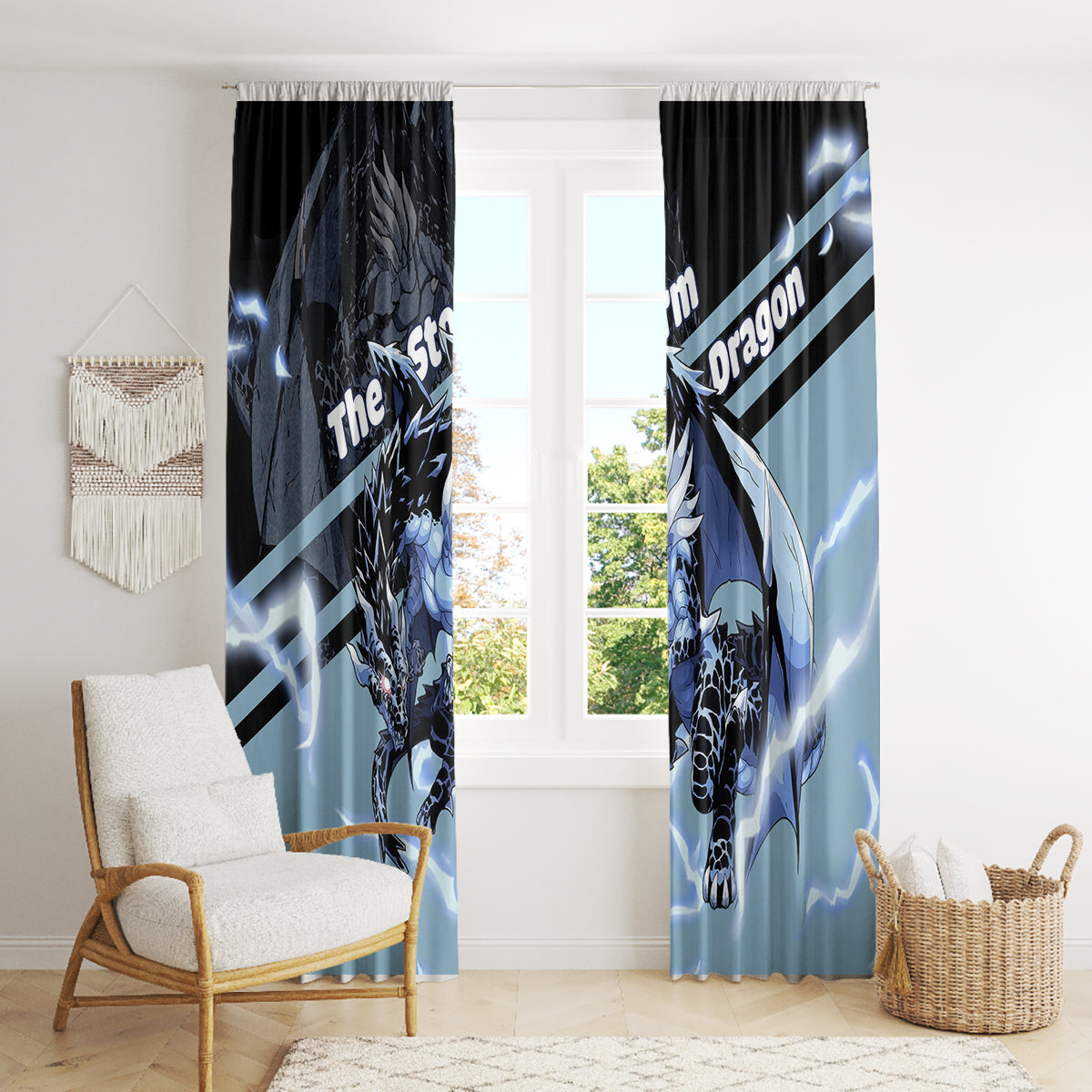 Veldora Storm Dragon Window Curtain