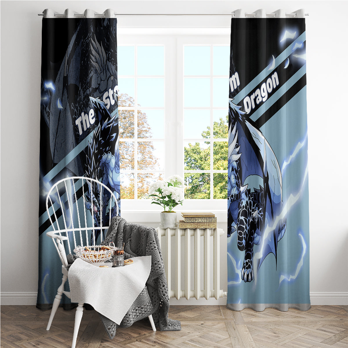 Veldora Storm Dragon Window Curtain
