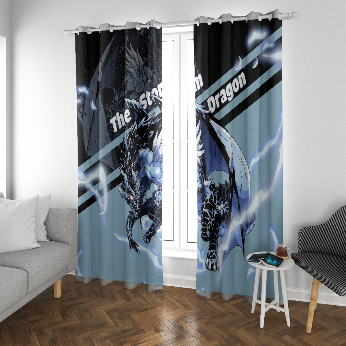 Veldora Storm Dragon Window Curtain
