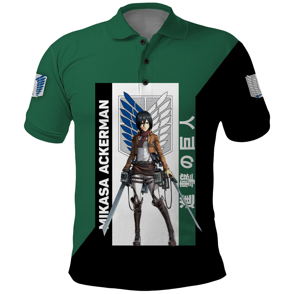 Mikasa Ackerman Polo Shirt