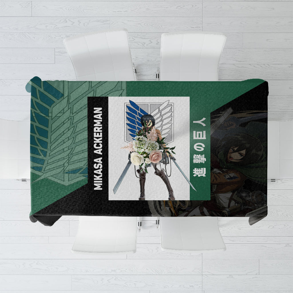 Mikasa Ackerman Tablecloth