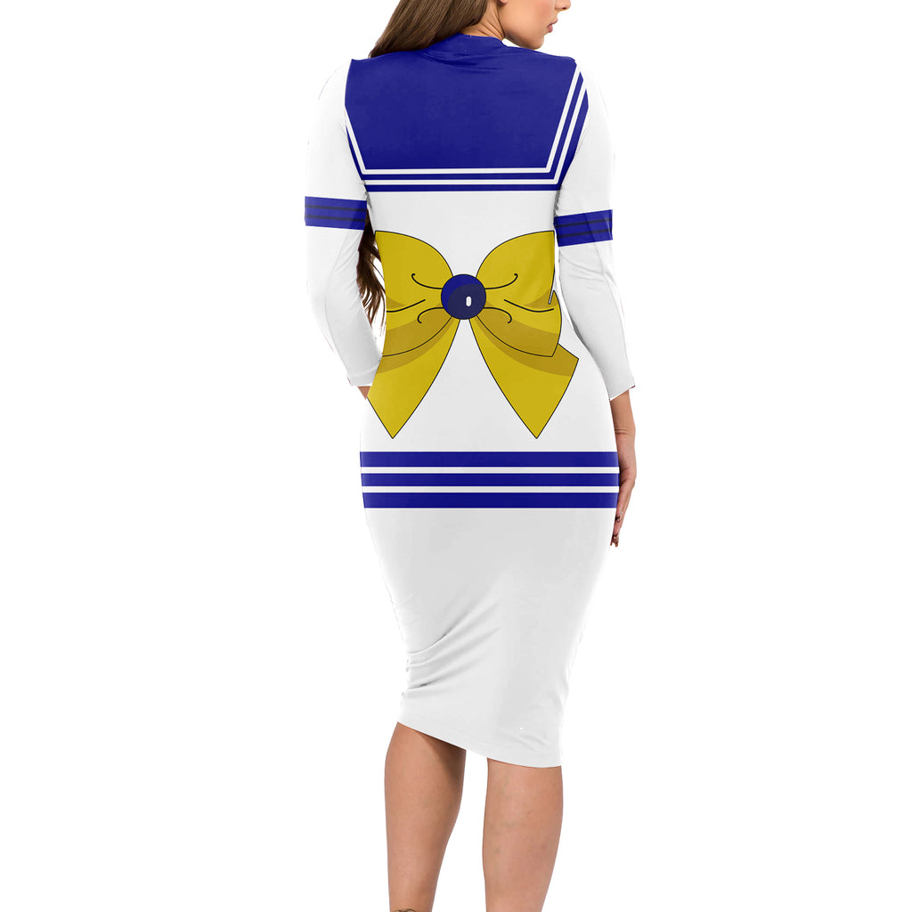 Sailor Uranus Long Sleeve Bodycon Dress