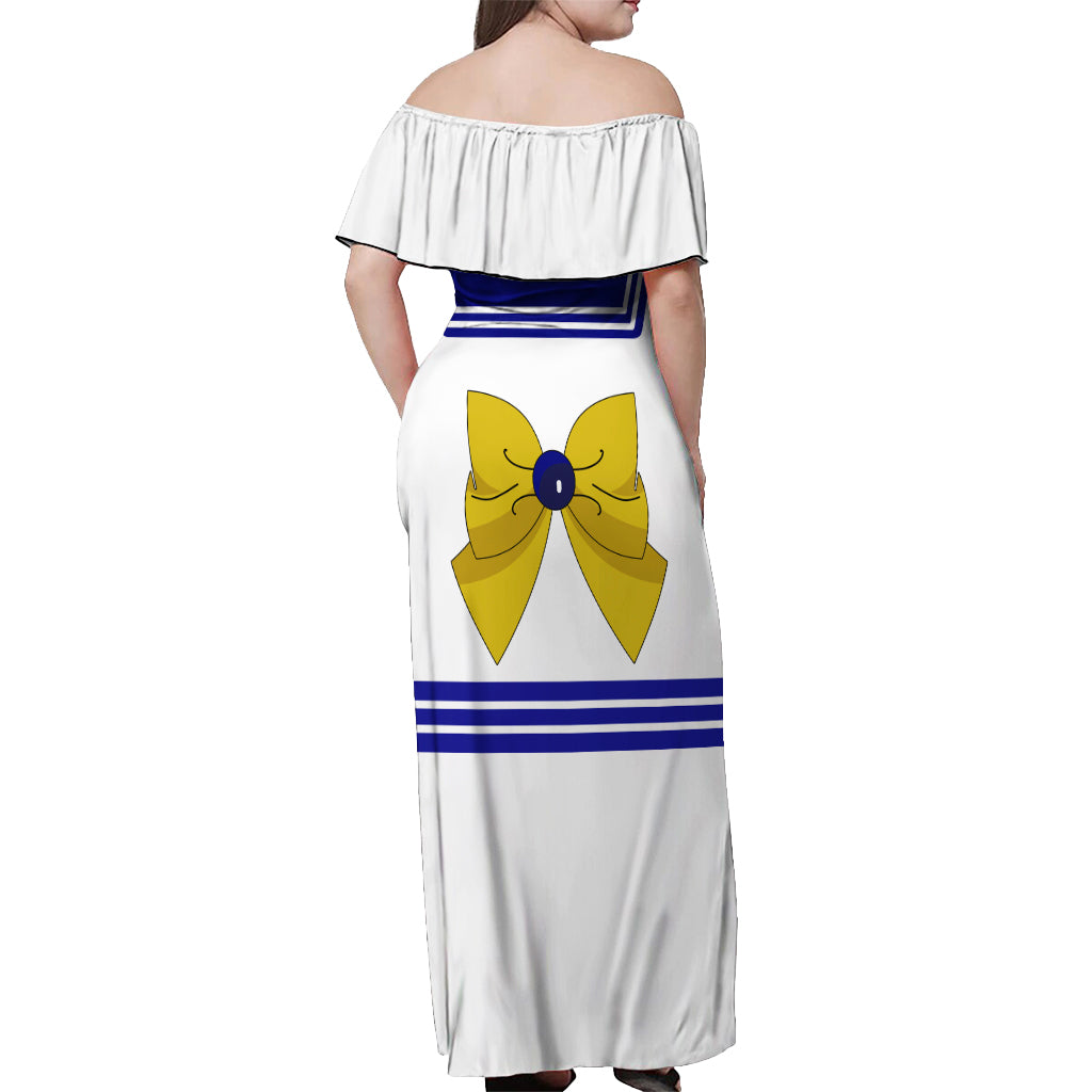 Sailor Uranus Off Shoulder Maxi Dress