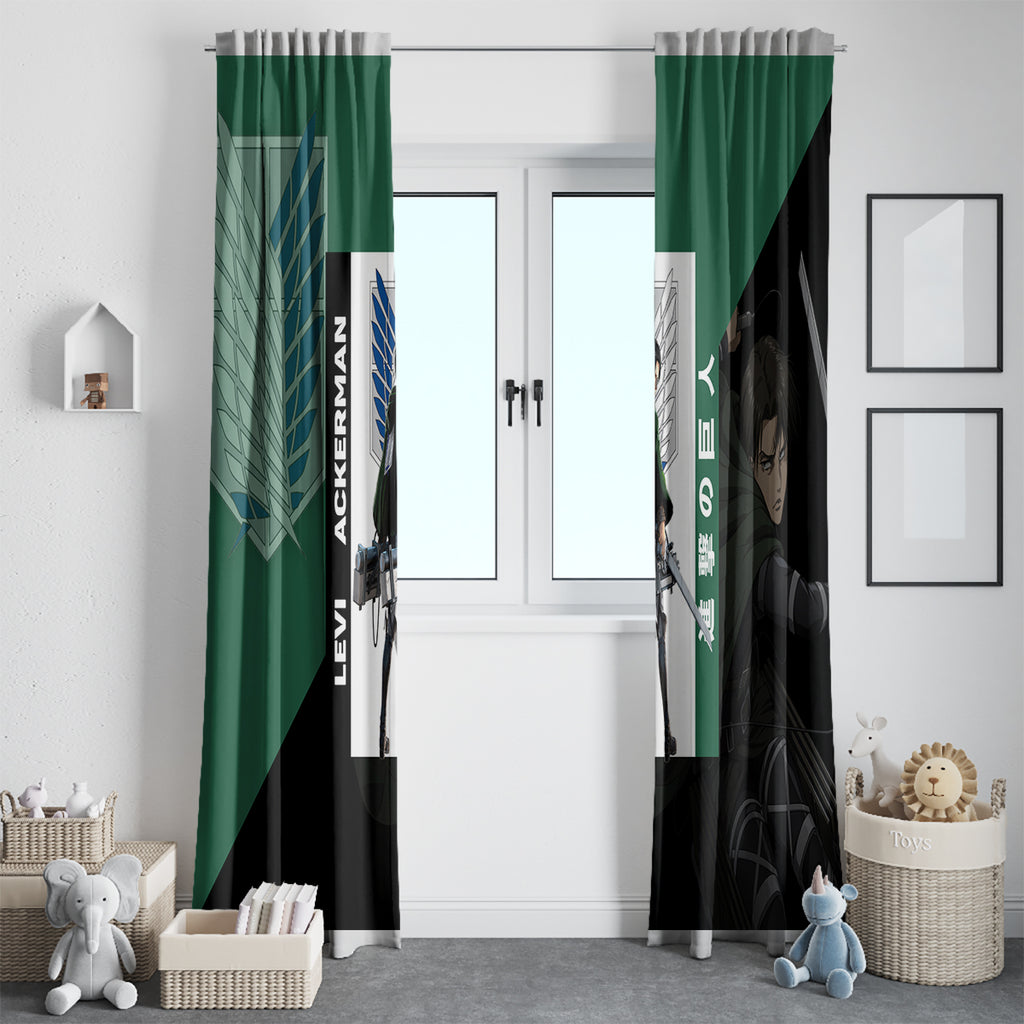 Levi Ackerman Window Curtain
