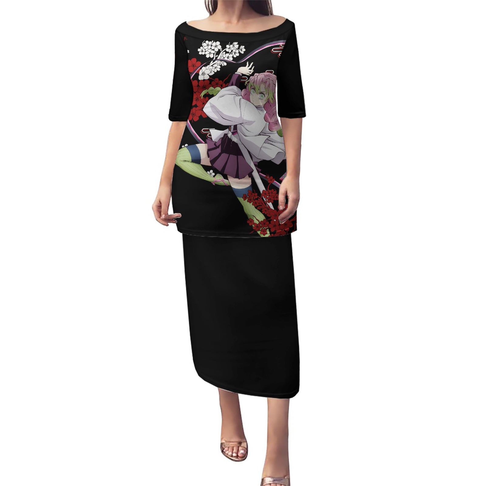 Mitsuri Kanroji Japan Style Puletasi