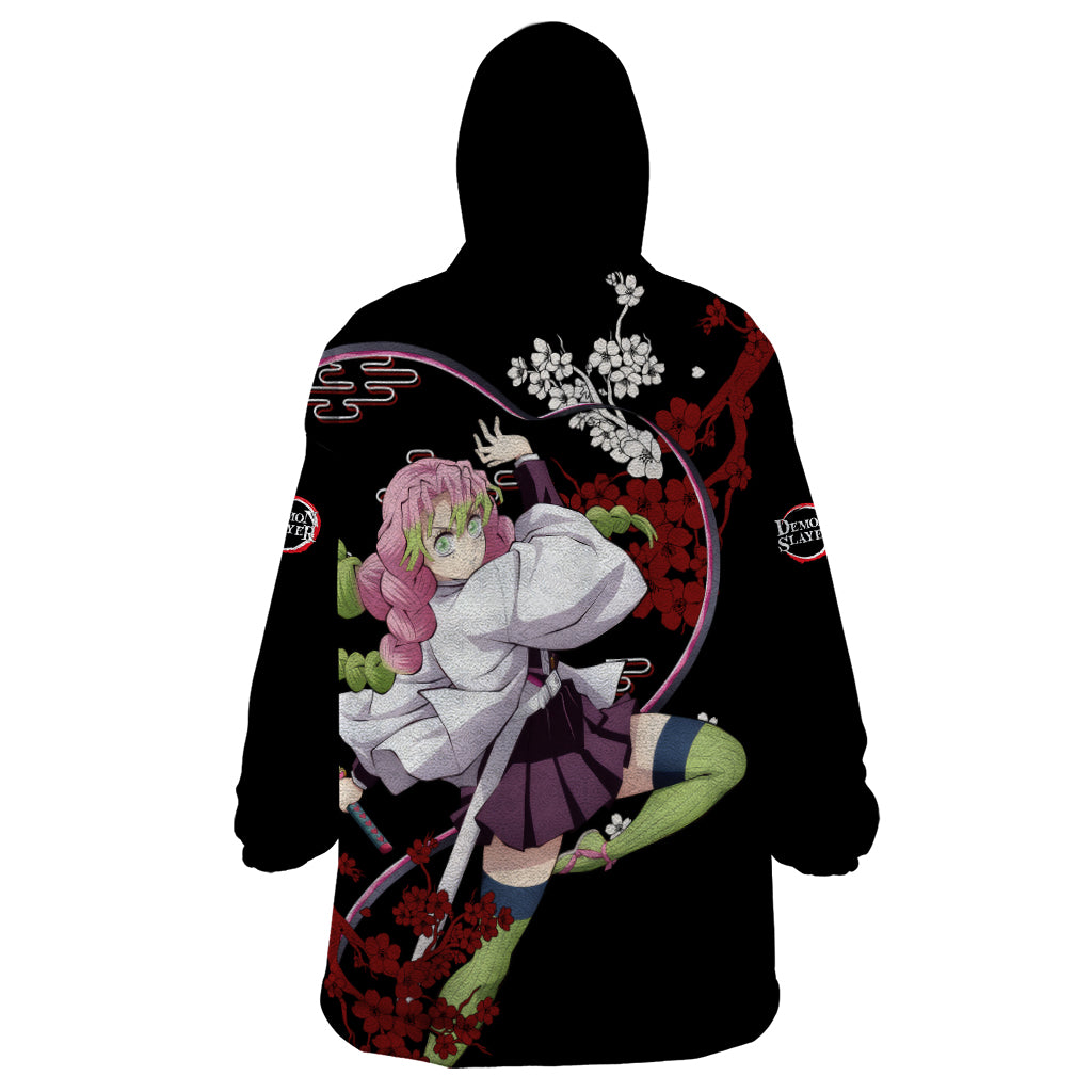 Mitsuri Kanroji Japan Style Wearable Blanket Hoodie