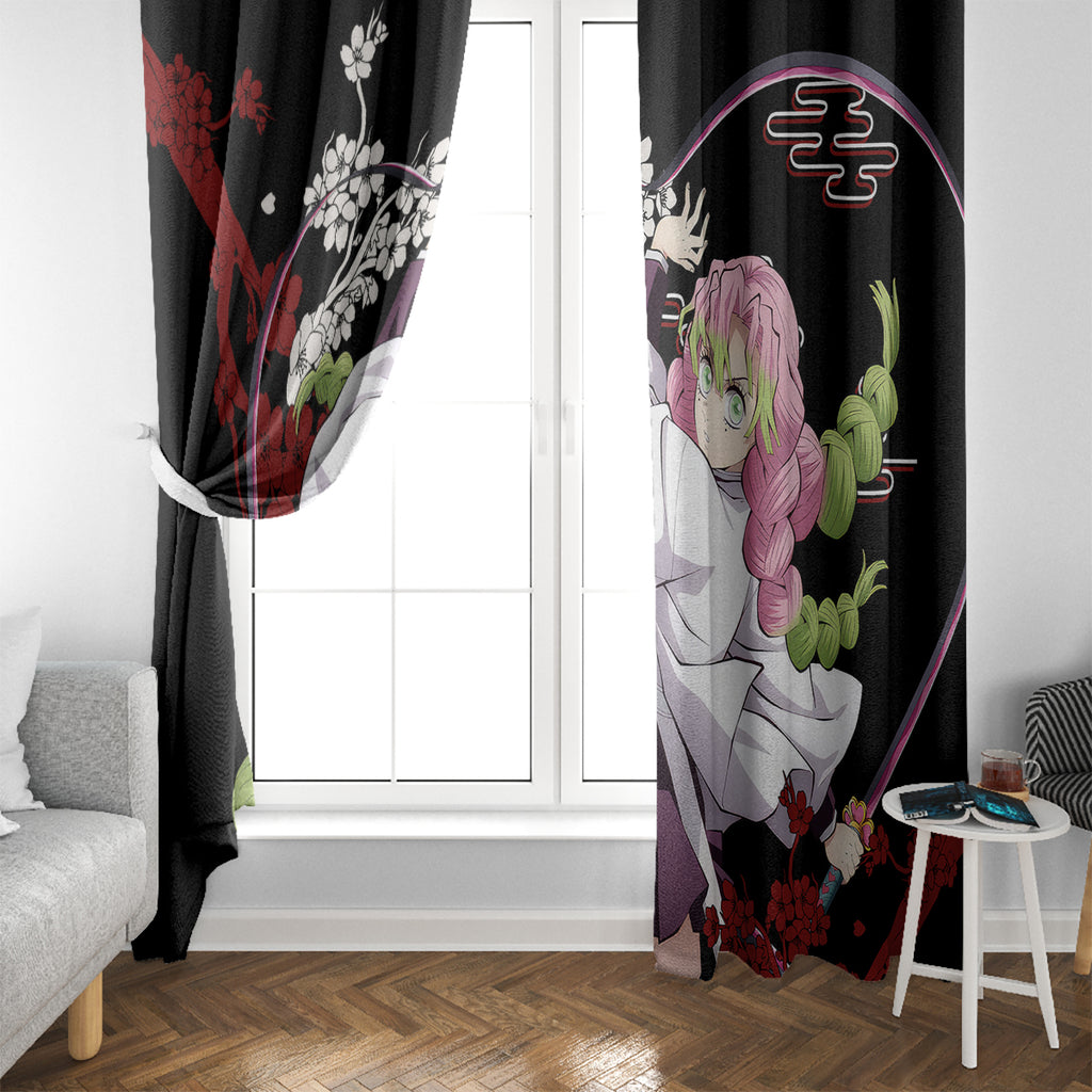 Mitsuri Kanroji Japan Style Window Curtain