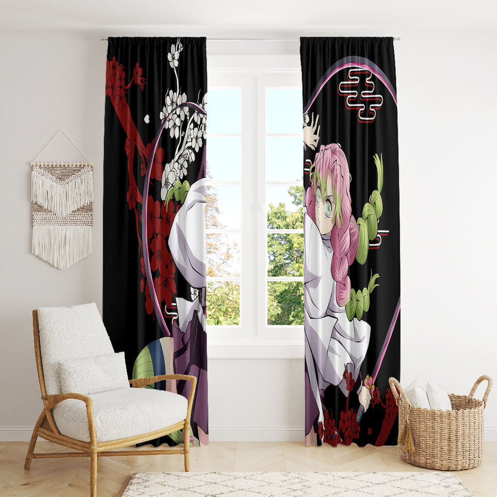 Mitsuri Kanroji Japan Style Window Curtain