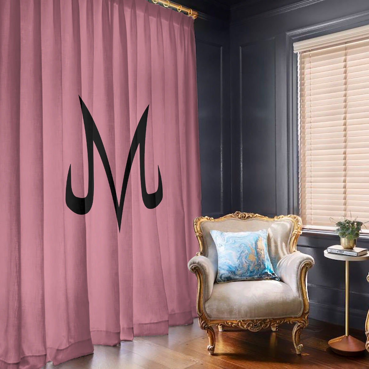 Majin Buu Dragon Ball Anime Window Curtain