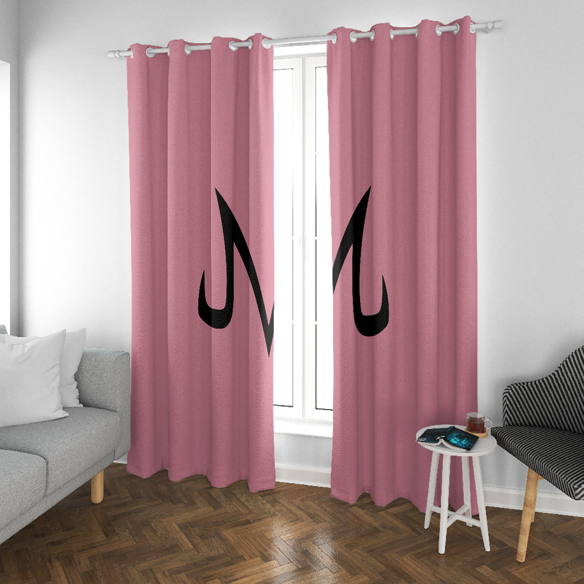 Majin Buu Dragon Ball Anime Window Curtain