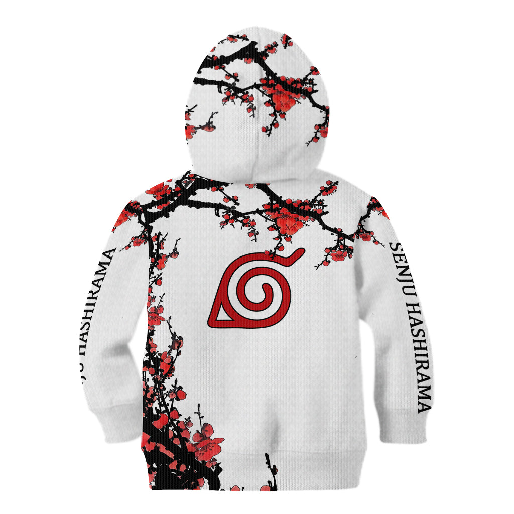 Senju Hashirama Japan Style Anime Kid Hoodie