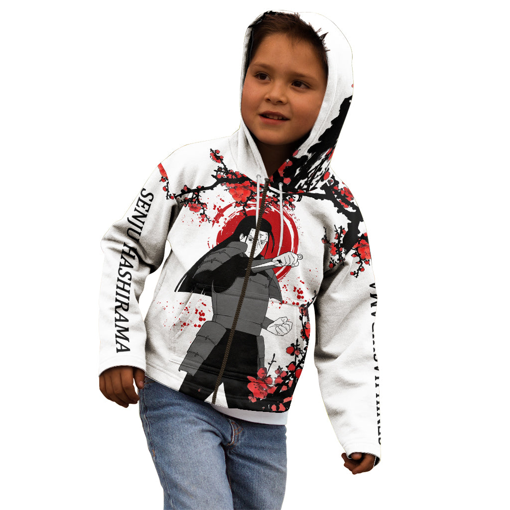Senju Hashirama Japan Style Anime Kid Hoodie