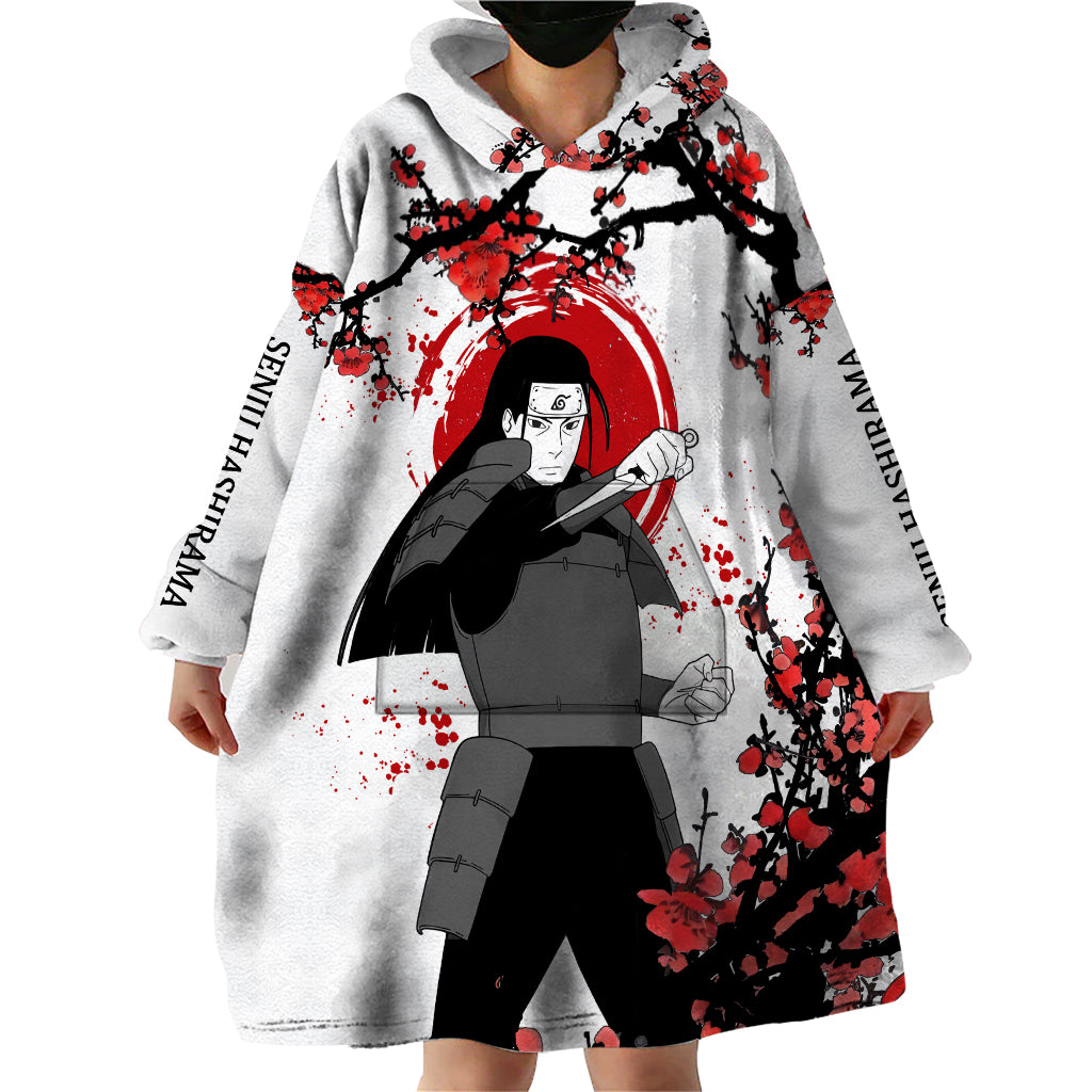 Senju Hashirama Japan Style Anime Wearable Blanket Hoodie