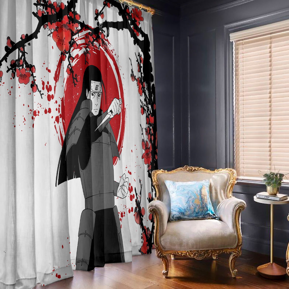 Senju Hashirama Japan Style Anime Window Curtain