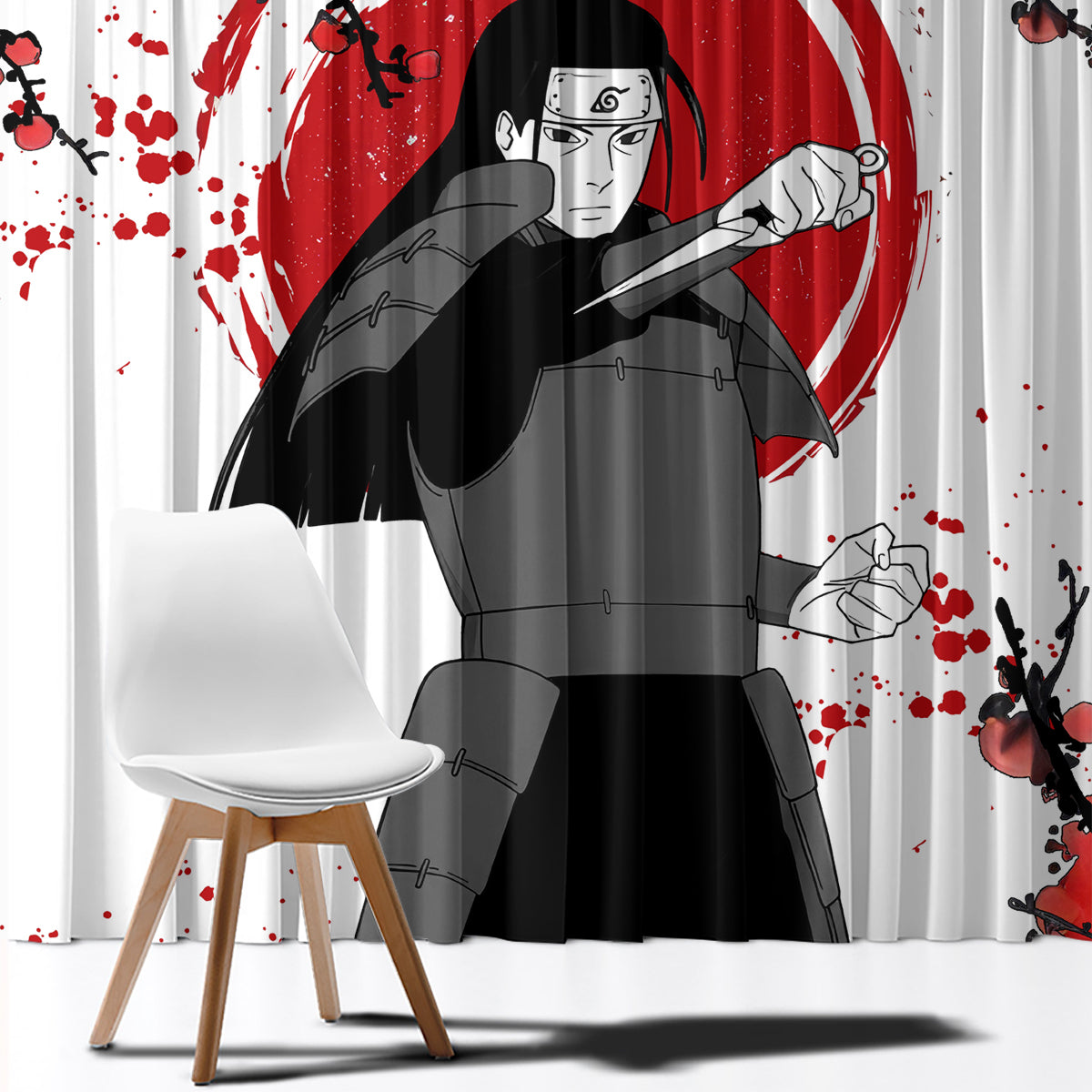 Senju Hashirama Japan Style Anime Window Curtain