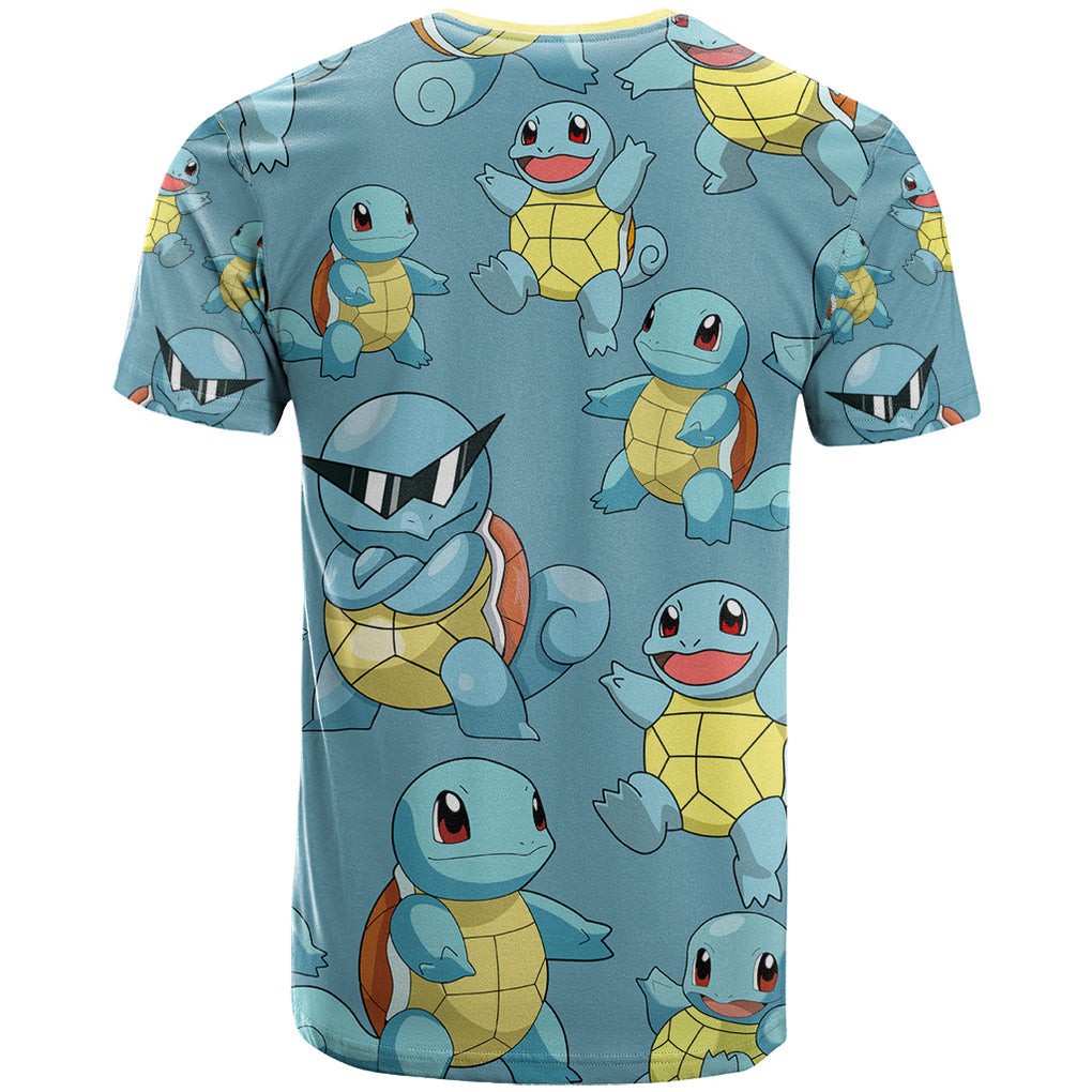 Squirtle Clothes Pattern Style T Shirt
