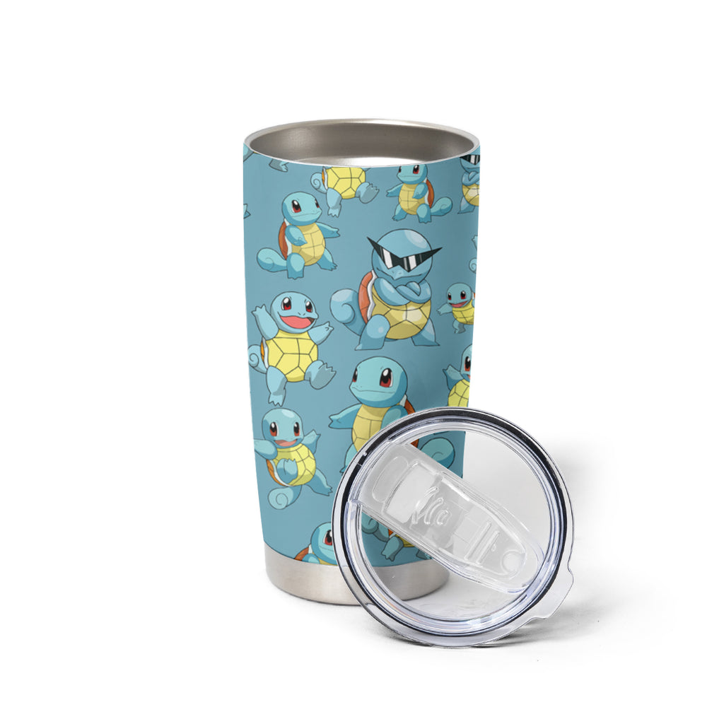 Squirtle Tumbler Cup Pattern Style